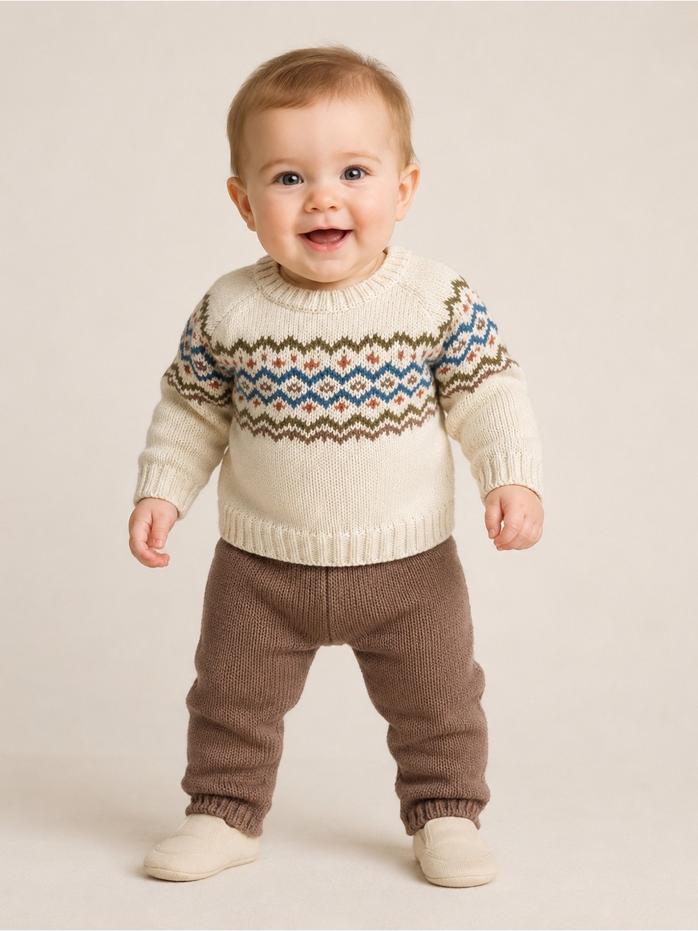 NWT Little Planet By Carter's Organic Baby Boys' 2pc Sweater Set 3M